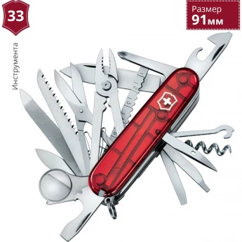 Нож VICTORINOX SWISS CHAMP 1.6795.T Нож VICTORINOX SWISS CHAMP 1.6795.T